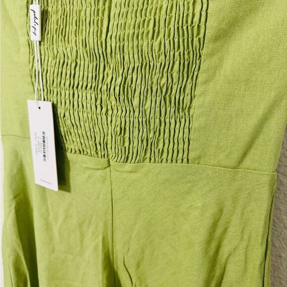 Petal & Pup Rosetta Cutout Cotton & Linen Strapless Dress-Size 2 NWT - Picture 13 of 15